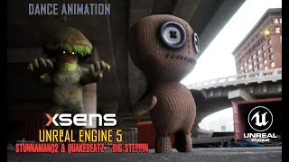 Unreal Engine 5/ Xsens - Dance Animation - Big Steppin -  Stunnaman02