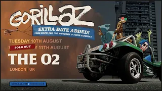 Gorillaz Live at the O2 Arena Concert for the NHS - August 10, 2021