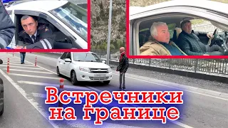 Щемим встречку на границе. Беспредел на дороге | Учим быдло | Полиция в шоке #drongogo