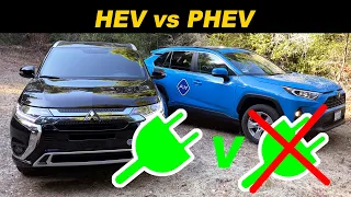 Toyota RAV4 Hybrid vs Mitsubishi Outlander Plug In | To Plug Or Not To Plug?