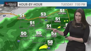 Northeast Ohio weather forecast: Rainy, breezy night ahead