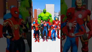 SUPERMAN SAVES SPIDER-MAN BROTHER'S FROM ZOMBIE VENOM #gta5 #shorts #542