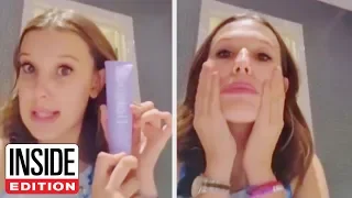 Millie Bobby Brown Apparently Faked Skincare Demo