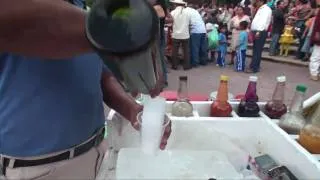 Huitzuco, Raspado o pabellon guerrerense o estilo Guerrero Mexico.