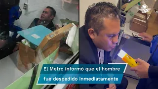 Conductor del Metro que fue captado ebrio pide que “le hagan paro” para que no lo corran