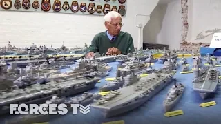 Meet The Man Who's Spent 70 YEARS Making A Matchstick Royal Navy | Forces TV