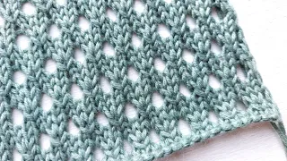 Stylish laconic knitting pattern 💥 Simple openwork pattern