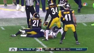 DK Metcalf with the most IDIOTIC play you’ll ever see… | Seahawks vs. Steelers - Week 6, 2021 |