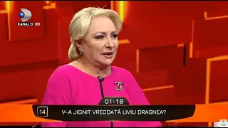 40 de intrebari cu Denise Rifai - Viorica Dancila, adevaruri nespuse despre relatia cu Liviu Dragnea