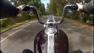 HARLEY DAVIDSON 1200 Custom Sportster SPEED run mini movie HD GOPRO hero!!!