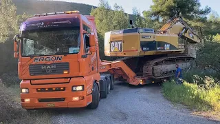 Transporting The Caterpillar 385C Excavator - Sotiriadis/Labrianidis Mining