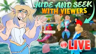 Mermaid Lagoon Hide and Seek with Viewers! (Audio Warning)