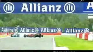 Kimi Raikkonen vs Lewis Hamilton spa 2008.