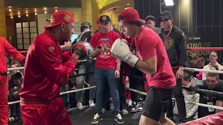 Knock Out Punch David Benavidez Display Crazy Power Can Plant Take The Power ? EsNews Boxing