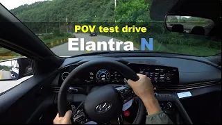 Hyundai N, The all-new ELANTRA N POV test drive