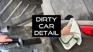 DIRTY CAR DETAILING - Deep Cleaning Interior and Complete Exterior Satisfying Car Detail