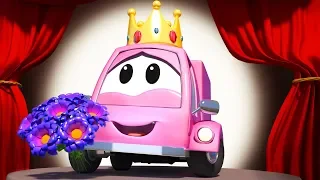 Troy The Train -  Suzy is The Little Pink Princess - Car City ! Train Cartoon for children