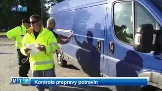 Kontrola prepravy potravín