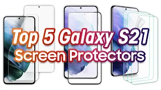 Top 5 Galaxy S21 Screen Protectors (3D Curved Tempered Glass & Film)!