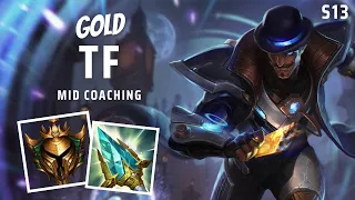 The ultimate trick to having more pressure on TF mid - Gold Twisted Fate Mid Coaching
