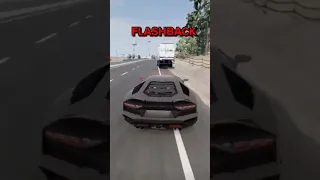 Lamborghini aventador S crash flashback #voiture #crash