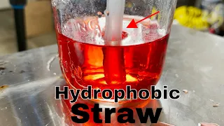 Can You Drink With a Hydrophobic Straw?