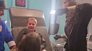 Jacob gets his ears pierced 6.16.2023