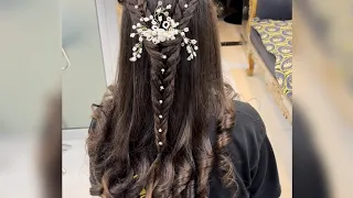 How To do Fishtail Hairstyle With Curl | Sonehri Salon