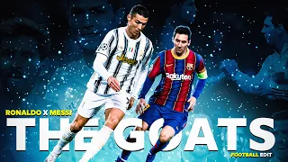 End of an Era - Ronaldo X Messi - Way Down We Go || Ronaldo and Messi Edit 4K #goatsedit