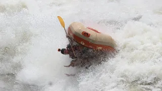 White water rafting in the Nile, Jinja Uganda before Pesach