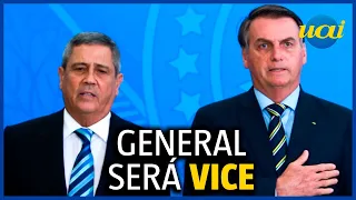 Bolsonaro confirma Braga Netto como vice em chapa