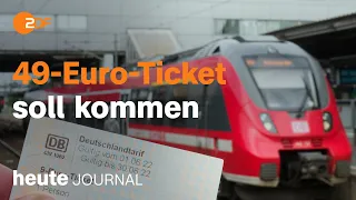 heute journal vom 13.10.2022 49-Euro-Ticket, Raketenschutzschild Europa, Lambrecht (українською)