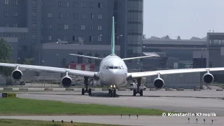 A340 A300 B777 IL-76 Yak-40 A333 at VKO 2016 Vnukovo