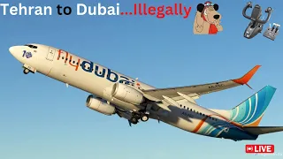 Fake Pilot Entering Dubai without a Passport Using Stolen 737-800 | #msfs2020 #live