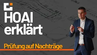 HOAI erklärt: Wie prüfe ich Nachträge?