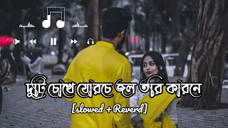 Duti Chokhe Jhorche Jol | Slowed & Reverb | Imran Mahmudul | Bangla Lofi Songs SSmixking