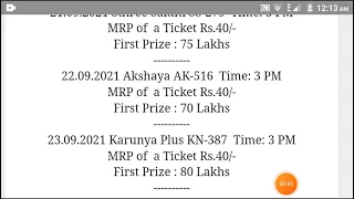 22-09-2021 AKSHAYA AK-516 LOTTERY RESULT TODAY || KERALA LOTTERY AKSHAYA AK-516