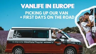 Picking up our camper van and travelling in Europe during Covid