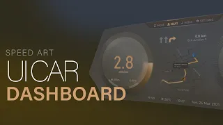 Car UI Dashboard [Speed Art]