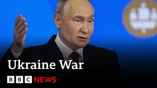 Putin says Russia won't need to use nuclear weapons for victory in Ukraine | BBC News