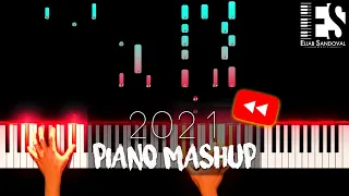 2021 PIANO MASHUP - Top Hits in a 6 Minutes Medley (Piano Tutorial) | Eliab Sandoval