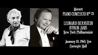 Mozart: Piano Concerto No. 23 - Byron Janis - Leonard Bernstein - New York Philharmonic (1960)