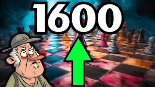Live Chess Rating Climb to 1600 on Chess.com!