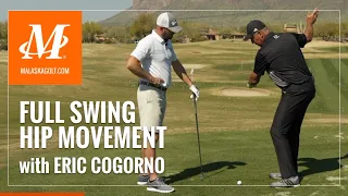 Malaska Golf // Full Swing Hip Movement and Straight Line Forces with Eric Cogorno