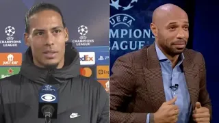 Virgil Van Dijk Says Thierry Henry Ignored His Texts Before The Arsenal Legend Hilariously Responds​