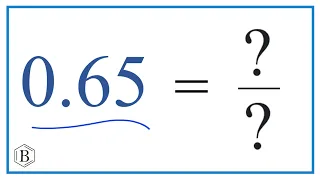 0.65 as a Fraction (simplified form)