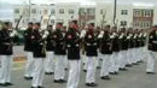 USMC silent drill team Newport, ma.