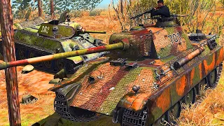 Solo Panther crushing enemy Soviets tanks - Full Gameplay - GoH: Ostfront