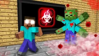 Monster School : PLAGUE INC ZOMBIE APOCALYPSE - Minecraft Animation