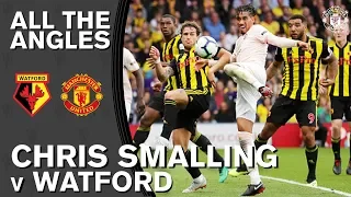 Chris Smalling Left-Foot Volley | All The Angles | Man Utd 2-1 Watford | Premier League 2018/19